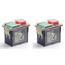 2X KJD6-1 Electromagnetic Waterproof, Against Power Outage Tool , Start Button 250V