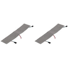 2X WS2812 Led Programmable Light Individually Addressable Flexible for Video Display, DC5V (8x32)