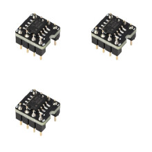 3X OPA1612 Amplificatore Operazionale Doppio A Bassissima Distorsione (0,000015%), da SMD A DIP, Pin Rinforzati