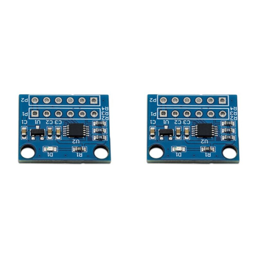 2X MCP4728 DAC Module 4 Channel 12-Bit Digital to Analog Converter Board I2C Interface with EEPROM