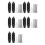 5 Set Car Universal Steering Rack and Pinion Boot Steering Rack Boot Tool Kit, Dustproof Silicone Inner Tie Rod Boot Set 1