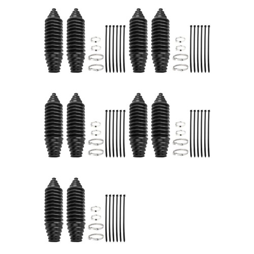 5 Set Car Universal Steering Rack and Pinion Boot Steering Rack Boot Tool Kit, Dustproof Silicone Inner Tie Rod Boot Set 1