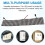 2X WS2812 Led Programmable Light Individually Addressable Flexible for Video Display, DC5V (8x32) 10