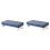 2X Ergonomic Plastic Footrest Under Desk Non-Slip Foot Stool, Comfortable Space-Saving Foot Rest for Work Study Home 1