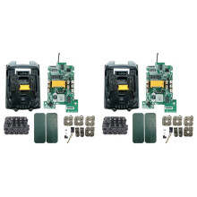 2X Caixa de Armazenamento de Bateria 10Core para BL1830 BL1840 BL1850 BL1860 com Tipo-C PD 45W Placa de Proteção de Carga Rápida