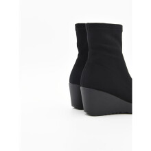 (Neger, 38) Bro3 Damen-keilstiefelette Purapiel, Schwarz 104925