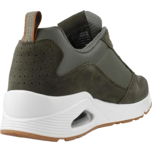 Skechers Chaussure Skechers Modèle Uno - Stacre - Coleur Vert 2