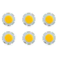 6X 3W COB Ad Alta Potenza Luminosa Eccellente Della Luce Della Lampada Bead Circuito Integrato del LED Bianco Caldo Leggero