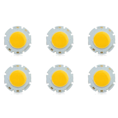 6X 3W COB High Power Super Bright Light Lamp Bead LED Chip Warm White Light