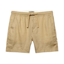 Short Superdry Merchant in Lino - Sable