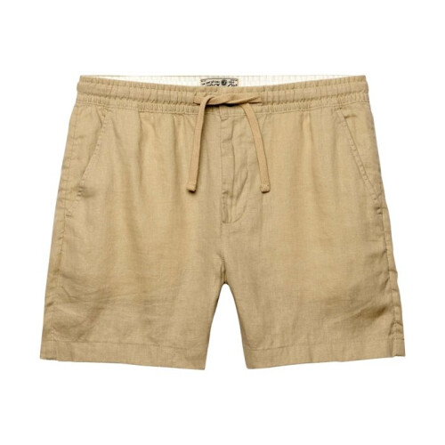 Superdry Short Superdry Merchant in Lino - Sable