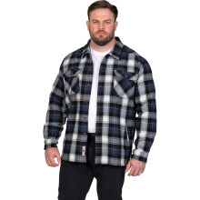 (3XL, Navy check) D555 Mens Newman Big & Tall Long Sleeve Shirt