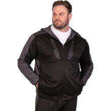 (5XL, Black) D555 Mens Rafael Big & Tall Full Zip Hoodie