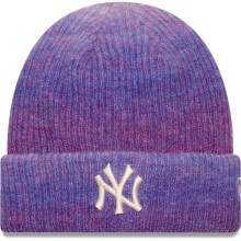 (Child, Med Purple) New Era Kids Cuff Knit New York Yankees Beanie