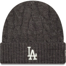 New Era Mens Short Cuff Los Angeles Dodgers Beanie - Charcoal