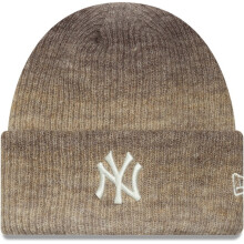 New Era Womens Cuff Knit New York Yankees Beanie - Med Brown