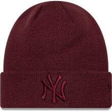 New Era Mens Cuff Knit New York Yankees Beanie - Dark Red