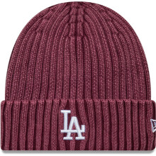 New Era Mens Cuff Knit LA Dodgers Beanie - Dark Red