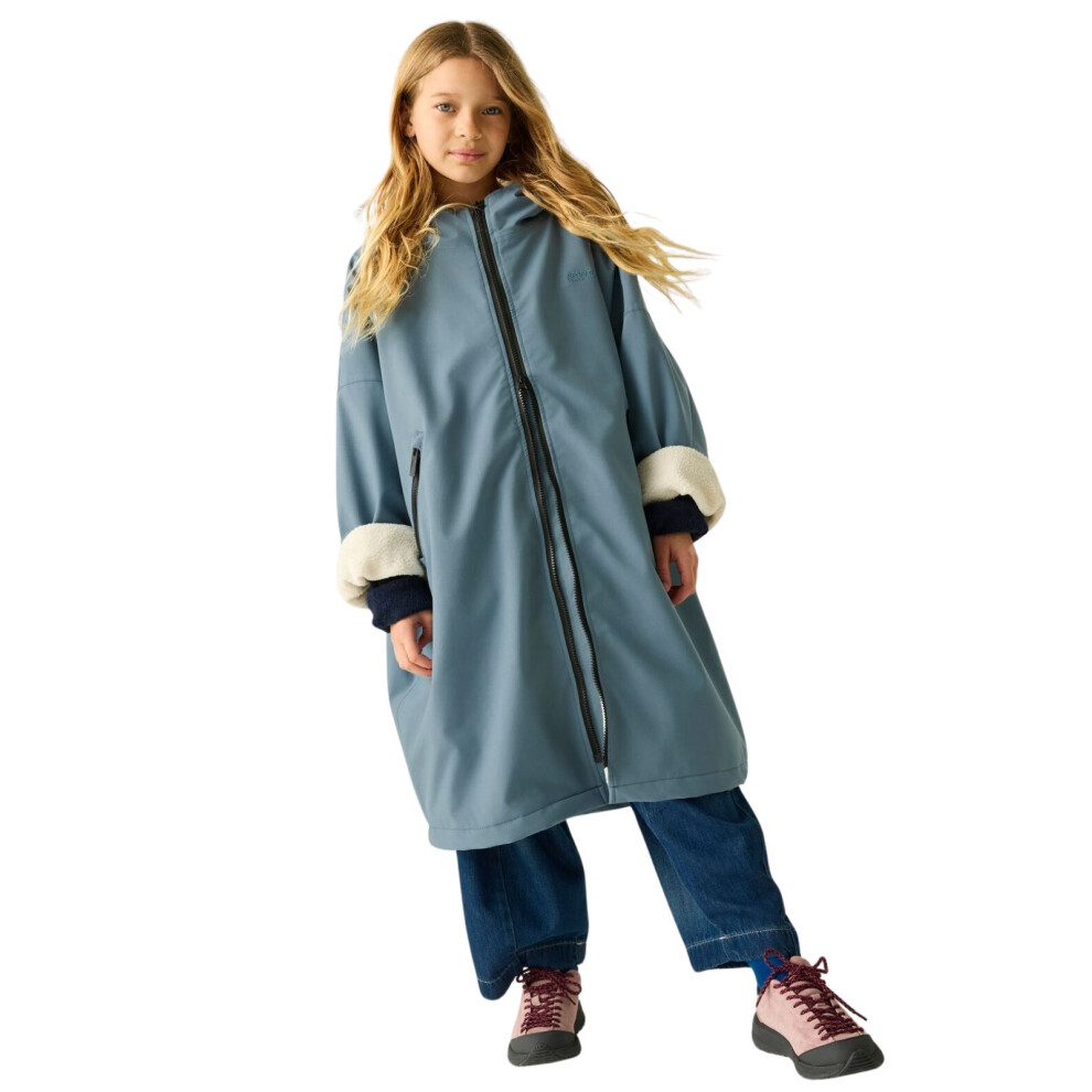 Regatta Kids School Changing Robe Pro - Grey Size 3-5 Years - Image 3