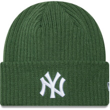 New Era Mens Wide Cuff New York Yankees Beanie - Dark Green