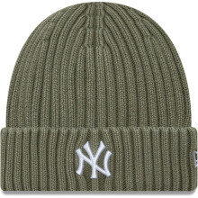 New Era Mens Cuff Knit New York Yankees Beanie - Green Med
