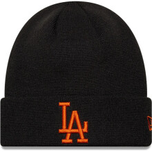 New Era Mens Cuff Knit Los Angeles Dodgers Beanie - Black