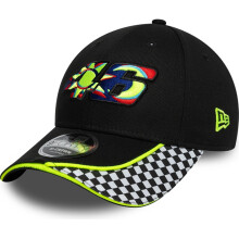 New Era Mens 9FORTY Valentino Rossi VR46 MotoGP Baseball Cap - Black