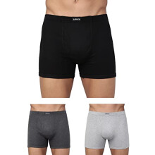 Levi'S Boxer de Hombre de Algodón Regular Fit Sólido (Pack de 3) (#010-Boxer Brief-Asst-P3_Assorted_L)