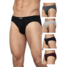 Levi'S Men'S Cotton Modern Regular Fit Solid Brief (Pack Of 5) (#011-Brief-Asst-P5_Assorted_M)