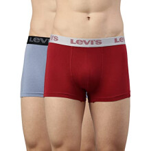 Levi'S Men'S Cotton Blend Style #067 Active Regular Fit Solid Trunk (Pack Of 2) (Style-67-P2_Assorted_L)