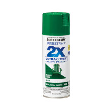 Rust-Oleum 334039 Painter's Touch 2X Ultra Cover Spuitverf, 12 oz, Glanzend Weidegroen