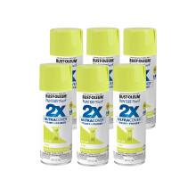 Rust-Oleum 249104-6PK Painter's Touch 2X Ultra Cover Spray Paint, 12 oz, Gloss Key Lime, 6 Pack