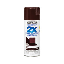 Rust-Oleum 334038 Painter's Touch 2X Ultra Cover Spuitverf, 12 oz, Glanzend Kona Bruin