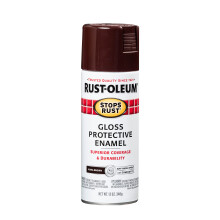 Rust-Oleum 267112 Stops Rust Spuitverf, 12 oz, Glanzend Kona Bruin
