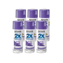 Rust-Oleum 249113-6PK Peinture en spray de finition 2X Ultra Cover, 12 oz, Gloss Grape, 6 Pack