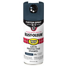 Rust-Oleum 383422 Stops Rust Peinture Spray 5-en-1, 12 oz, Bleu Nuit Satiné