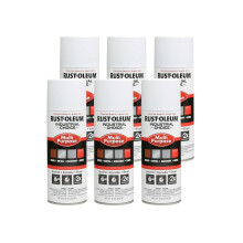 Rust-Oleum 1690830-6PK Industrial Choice 1600 Multi-Use Spuitverf, 12 oz, Mat Wit, 6 Verpakkingen