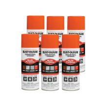 Rust-Oleum 1653830-6PK Industrieel Keuze 1600 Systeem Multi-Purpose Spuitverf, 12 oz, OSHA Veiligheidsoranje, 6 Pack