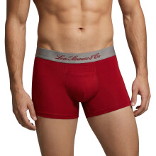 Levi'S Elite Trunk en Coton | Sous-Vêtements Masculins Premium | 4-Way Stretch | Taille Élastique | Style 072 - (Cerise Barbados_Xl)