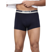 Levi'S Men'S Cotton Trunk (Pack Of 1) (#030-Trunk-Navy-P1_Navy_Large_Navy_L)