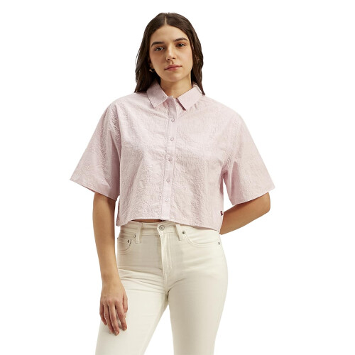Camicia Donna Levi'S con Collo Aperto Testurizzato