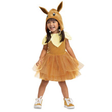 Disguise Eevee Kostuum Tutu, Officieel Pokémon Peuter Kostuum Jurk en Hoofddeksel, Maat (4-6x)