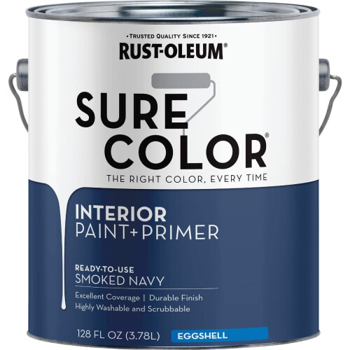 Rust-Oleum Rust-Oleum Simply Home Innenwandfarbe 332145 Eggshell, Smoked Navy