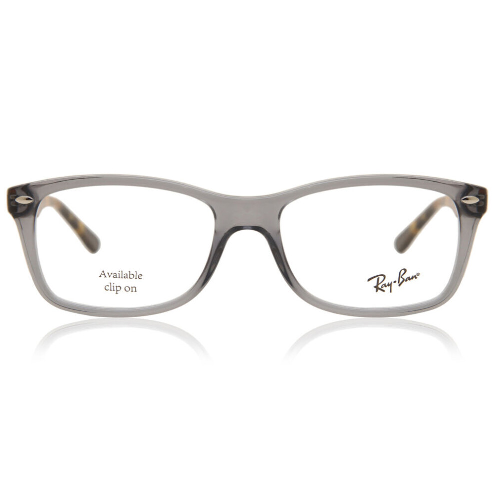 Ray-Ban Unisex Grey Square Acetate Eyeglasses Online - Full Rim - Rb5228 - Image 6