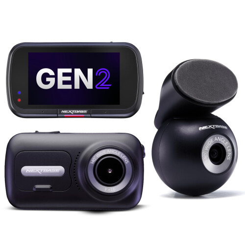 Nextbase Nextbase 322GW Front and Rear Dash Cam, 1080p Front and 720p Rear