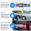 Jansite 10" Mirror Dash Cam Front and Rear View Camera 1080P Retractable 7
