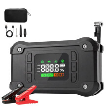 Batterie-Booster mit Kompressor - DUOKU - T13 - 8000 A Spitze - 16000 mAh - Für Benzinmotoren 9,0L / Dieselmotoren 8,0L