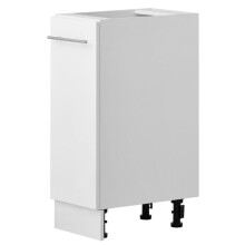 Modulair Laag Meubel met Lade - Duoku - Afmetingen 30x47,5x81,5 cm, Wit, Ideaal voor Opslag in de Badkamer of Berging