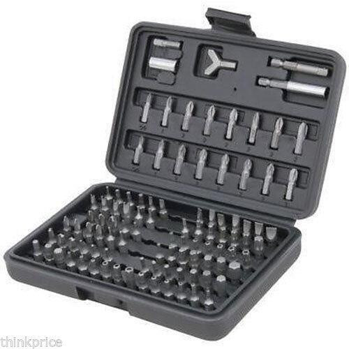 Vivo 100 PC Chrome Vanadium Security Screwdriver Tamperproof Torx Hex Bit Set + Case