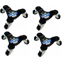 4 x 3 Wheel Wheeled Moving Castor Dolly Heavy Appliance Furniture Movers 60kg
